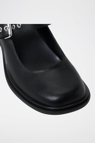 Scarpe baby con tacco e zeppa Avrie - Nero