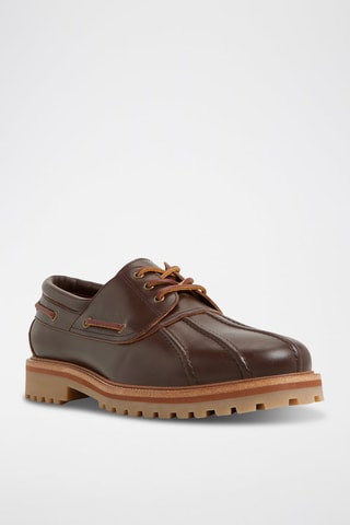 Scarpe da barca in pelle Finn - Marrone