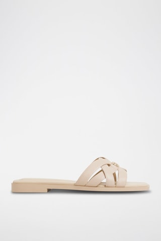 Ciabatte in pelle Jennaleriel - Beige