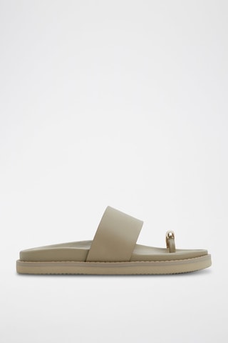 Ciabatte in pelle Beachstroll - Taupe