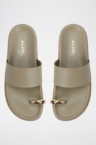 Ciabatte in pelle Beachstroll - Taupe