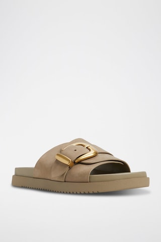 Ciabatte in pelle Alenana - Beige
