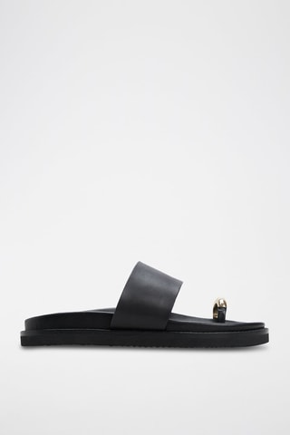 Ciabatte in pelle Beachstroll - Nero