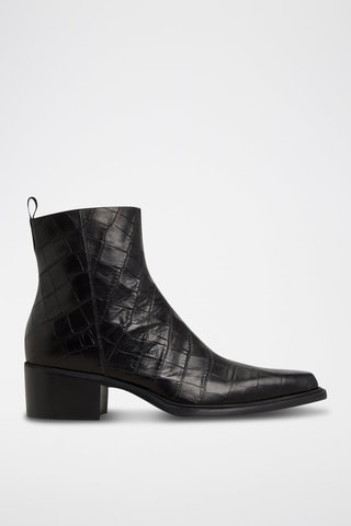 Stivaletti in pelle Zappa - Nero