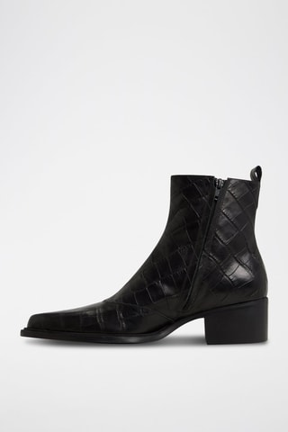 Stivaletti in pelle Zappa - Nero