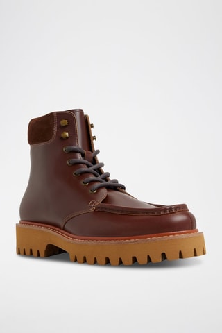Stivaletti in pelle Grier - Marrone