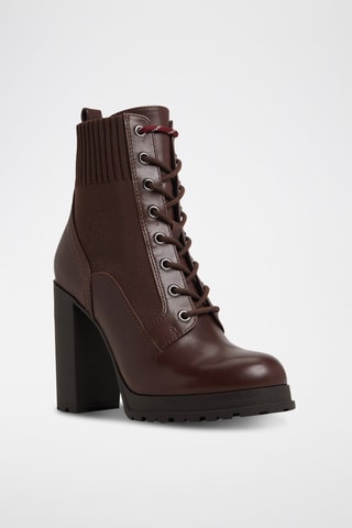 Stivaletti in pelle Rebellious - Marrone