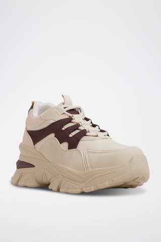 Sneakers platform Jennaa - Beige