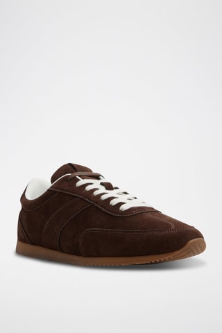Sneakers in pelle Nathaniel - Marrone