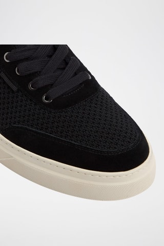 Sneakers in pelle Mcenroe - Nero