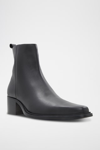 Stivaletti in pelle Zappa - Nero