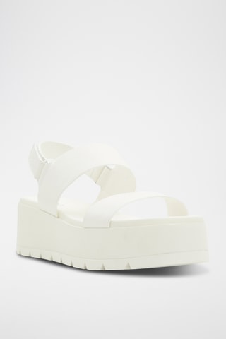 Sandali con zeppa Thila - Bianco