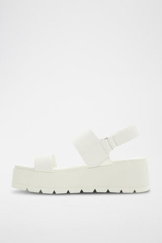 Sandali con zeppa Thila - Bianco
