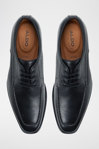 Stringate in pelle Montcourt - Nero