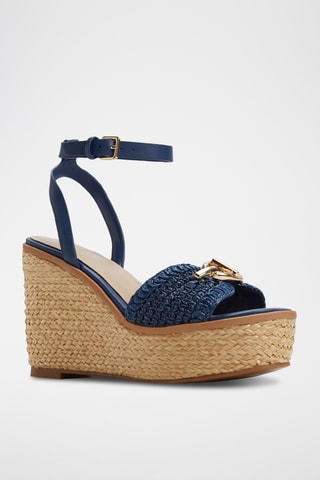 Sandali con zeppa Ybylin - Navy