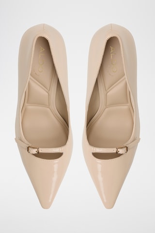 Décolleté in vernice Merla - Beige