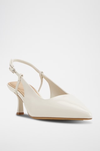Décolleté in pelle Adan - Bianco
