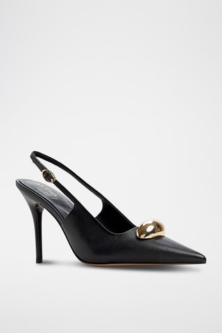 Décolleté in pelle Camberley - Nero