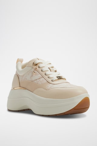 Sneakers con zeppa Etiene - Rosa