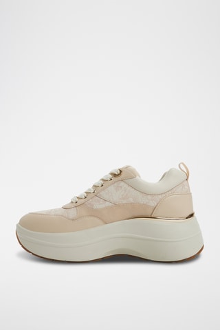 Sneakers con zeppa Etiene - Rosa