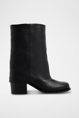 Stivali in pelle Nolya - Nero