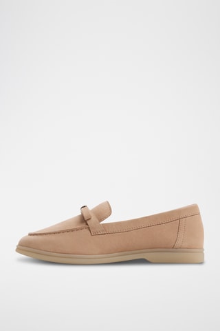 Mocassini in pelle scamosciata Elizie-In - Beige