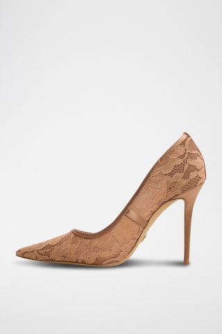 Décolleté en pizzo Starrla - Marrone chiaro