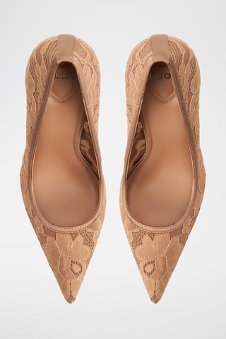 Décolleté en pizzo Starrla - Marrone chiaro