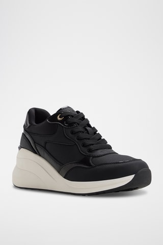 Sneakers con zeppa Asiejean - Nero