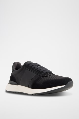 Sneakers in pelle scamosciata Robben - Nero