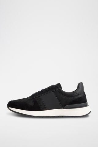 Sneakers in pelle scamosciata Robben - Nero