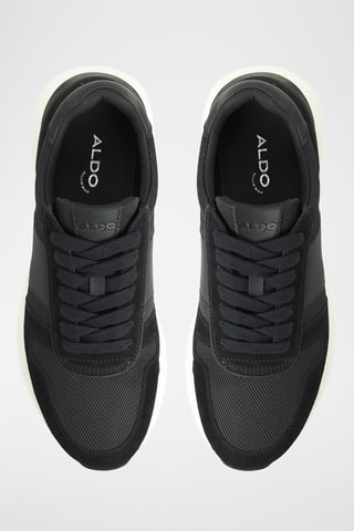 Sneakers in pelle scamosciata Robben - Nero