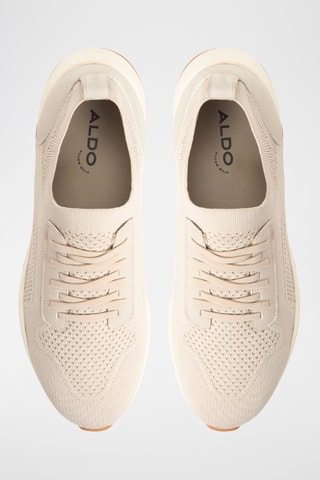 Sneakers in pelle Zayd - Beige