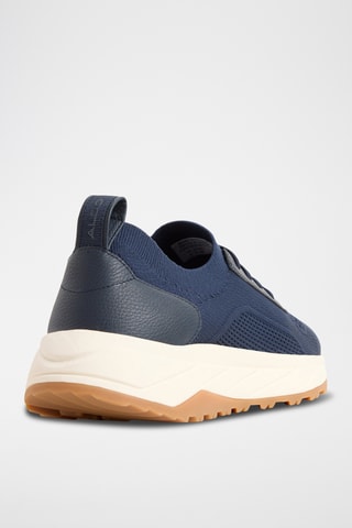 Sneakers in pelle Zayd - Navy