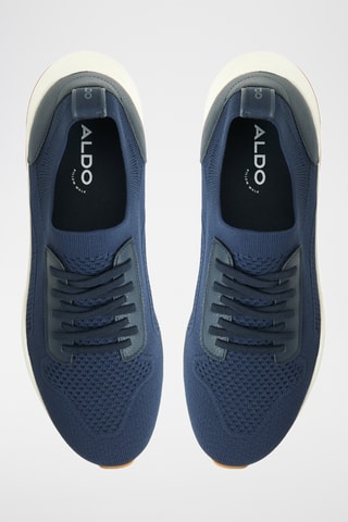 Sneakers in pelle Zayd - Navy