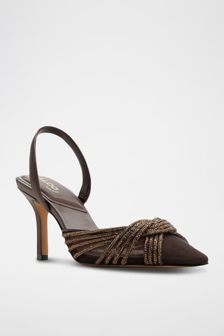 Décolleté Elegamesh - Marrone scuro