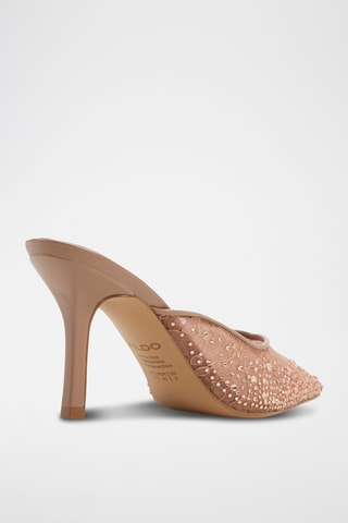 Ciabatte con tacco Gamila - Marrone chiaro