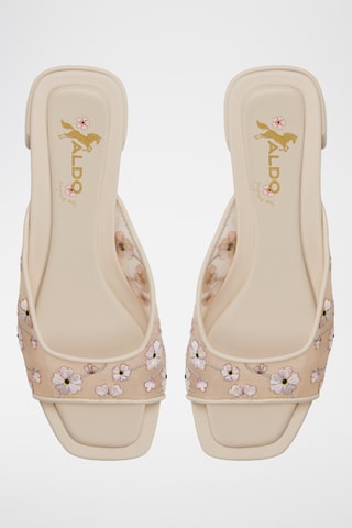 Ciabatte con tacco Riyana - Beige