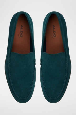 Mocassini in pelle scamosciata Mariner - Verde scuro