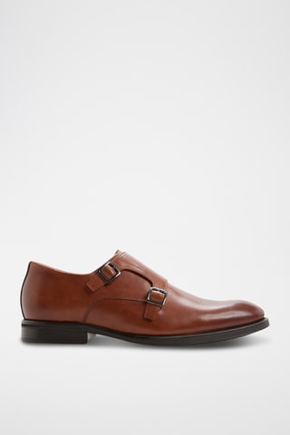 Monk strap in pelle Gomez - Marrone