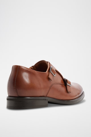 Monk strap in pelle Gomez - Marrone