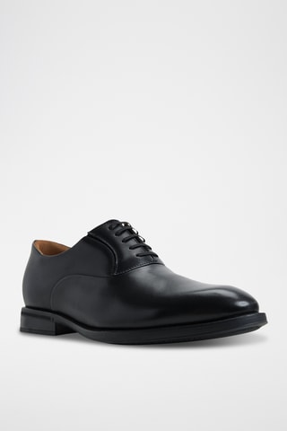 Oxford in pelle Santino - Nero