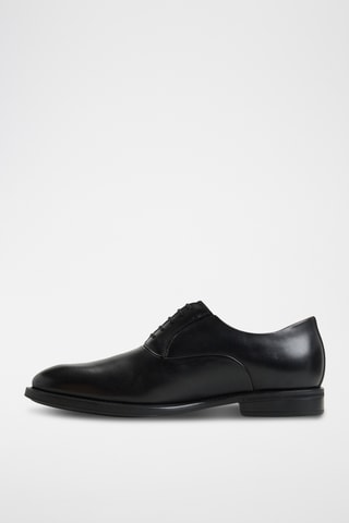 Oxford in pelle Santino - Nero