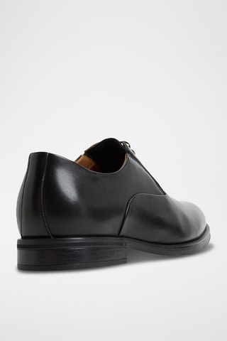 Oxford in pelle Santino - Nero