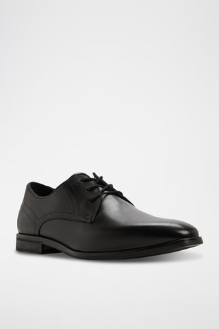 Stringate in pelle Emelio - Nero