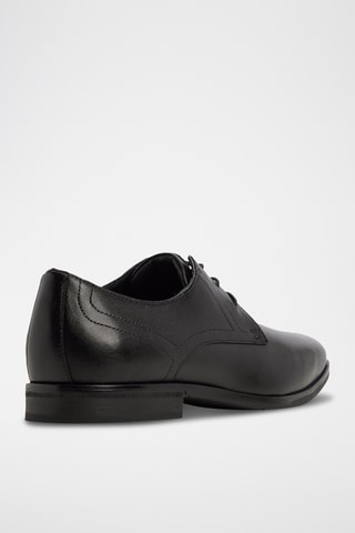 Stringate in pelle Emelio - Nero