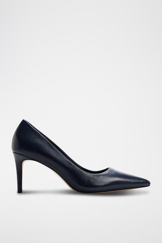Décolleté in pelle di montone Verone - Navy