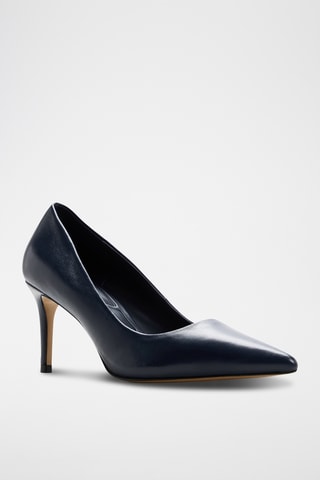 Décolleté in pelle di montone Verone - Navy