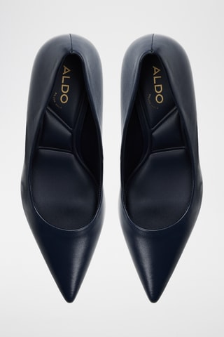Décolleté in pelle di montone Verone - Navy