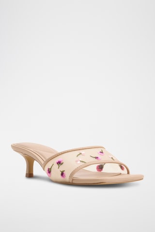 Ciabatte con tacco Cotera - Rosa